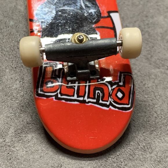 Vintage Blind Reaper Tech Deck Fingerboard Red Black Reaper Graphic - Picture 2 of 7